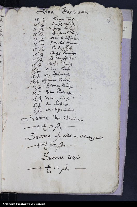 image.from.unit.number "Kirchen Rechnung des Kirchspiels Herzogswalde"