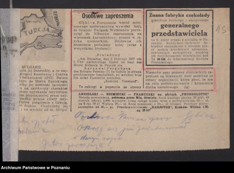 image.from.unit.number "Zarząd Okręgu Związku Weteranów Powstań Narodowych Rzeczypospolitej Polski i Związku Powstańców Wielkopolskich - korespondencja."