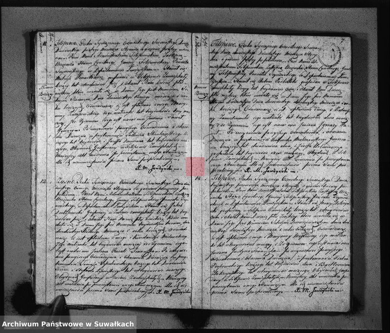 Obraz 6 z jednostki "Akta Urodzonych Gminy Filipowskiey od 1-go Stycznia 1816 R-u"
