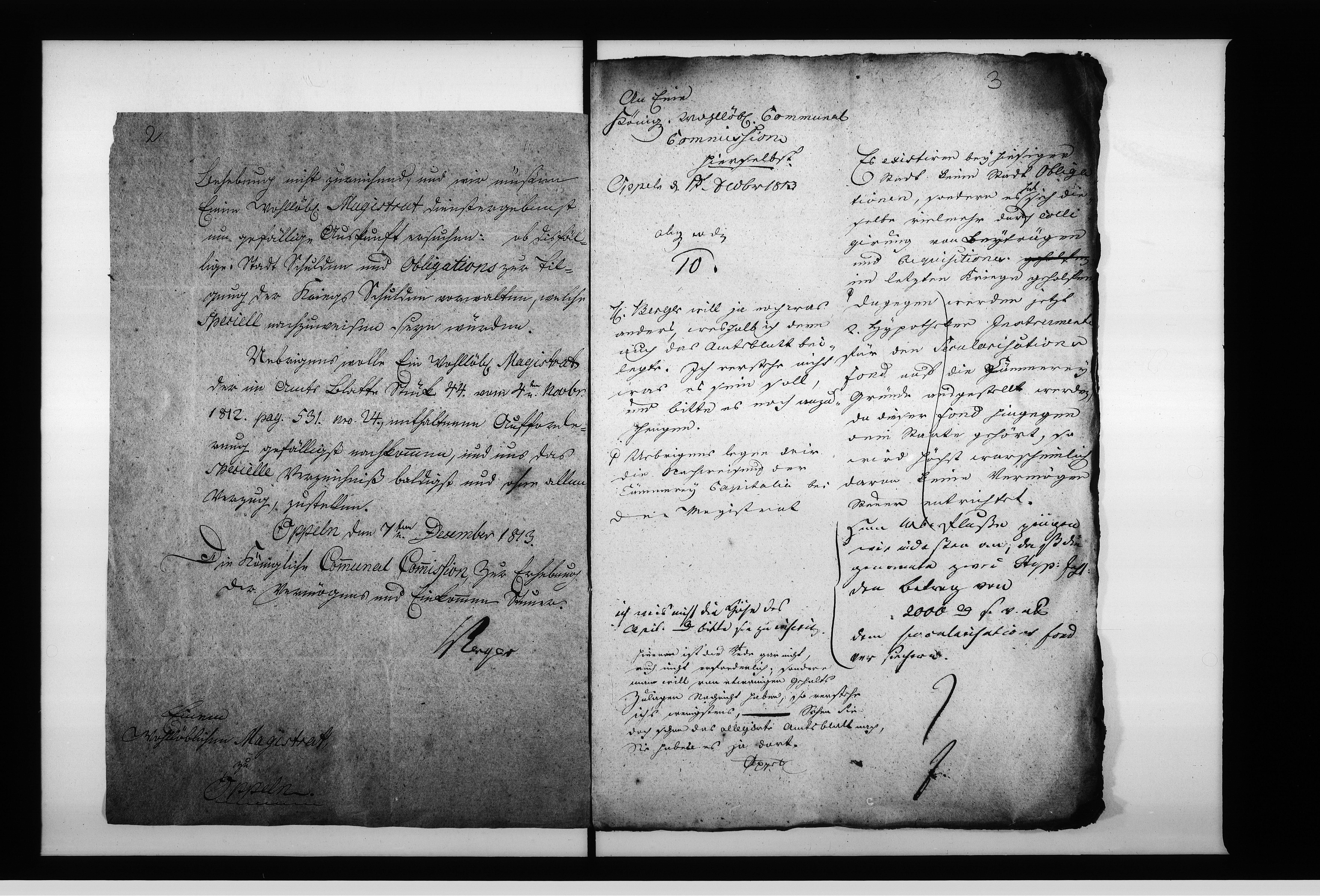 Obraz 6 z jednostki "Acta Generaliades Magistrats zu Oppeln von Beytreibung der Vermögens und Einkommens Steuer-Reste bey der Stadt Oppeln Vol. I de anno 1814"