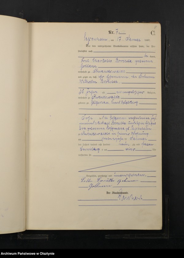 image.from.unit.number "Sterbe-Haupt-Register Nr 1 - 167"