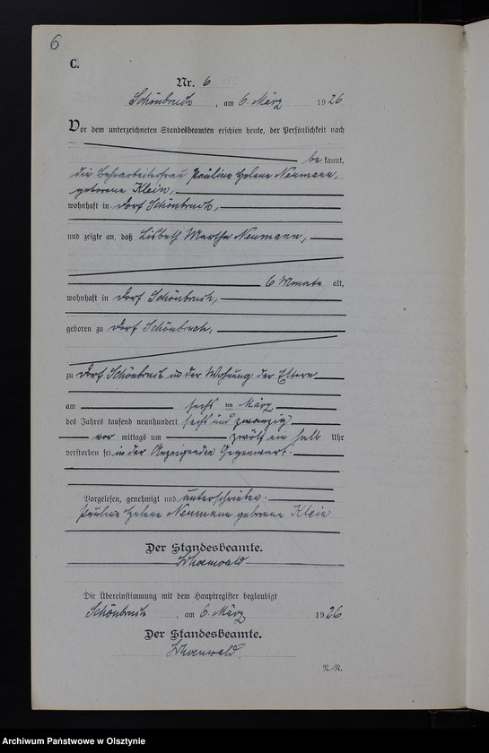 image.from.unit.number "Sterbe-Neben-Register Nr 1 - 43"