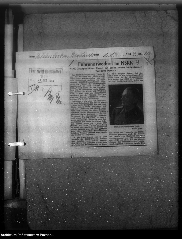 Obraz 13 z jednostki "Wycinki prasowe dotyczące Kraju Warty"