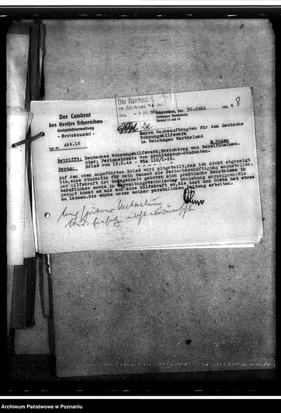 Obraz 14 z jednostki "Studenteneinsatz während der Semsterferien am Behelfsheimbau"