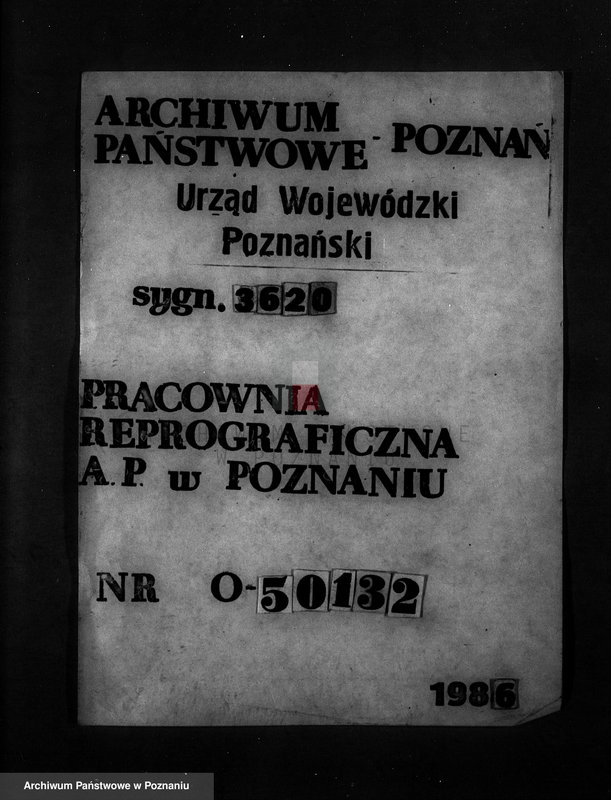 Obraz 1 z jednostki "Nadzór nad gospodarką w lasach majętności Markowice powiat mogileński"