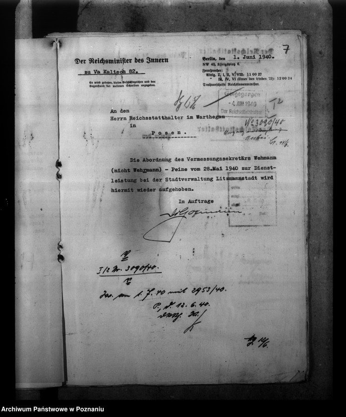 Obraz 11 z jednostki "Abordnungen der Beamten"