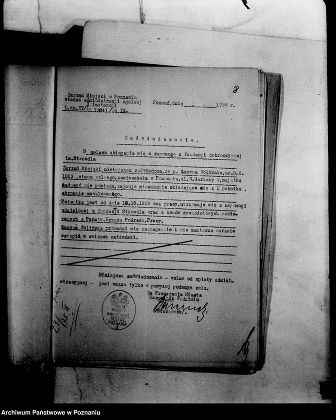 Obraz 11 z jednostki "/Fundacja Marii Stroedel/ zaopatrzenie"