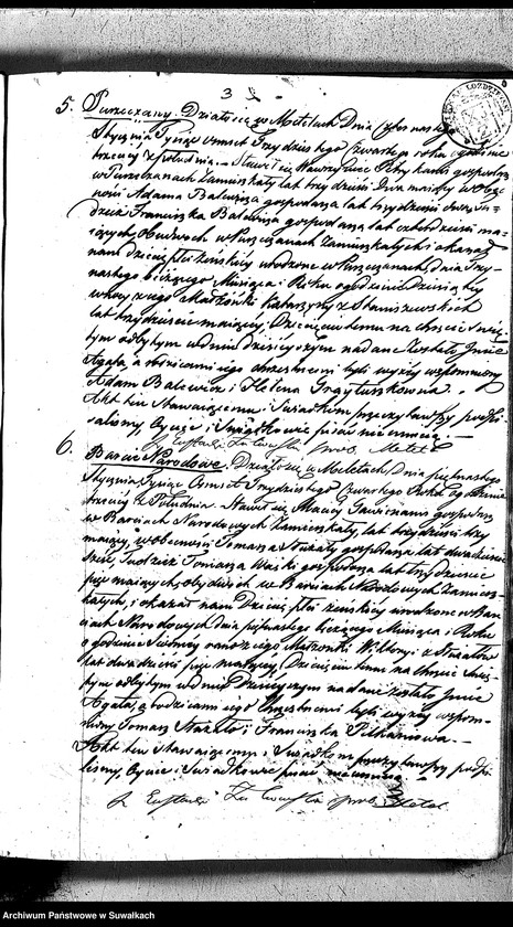 image.from.unit.number "Duplikat Aktów Urodzonych Umarłych i Zaślubionych Parafii Metelskiey z Roku 1834"