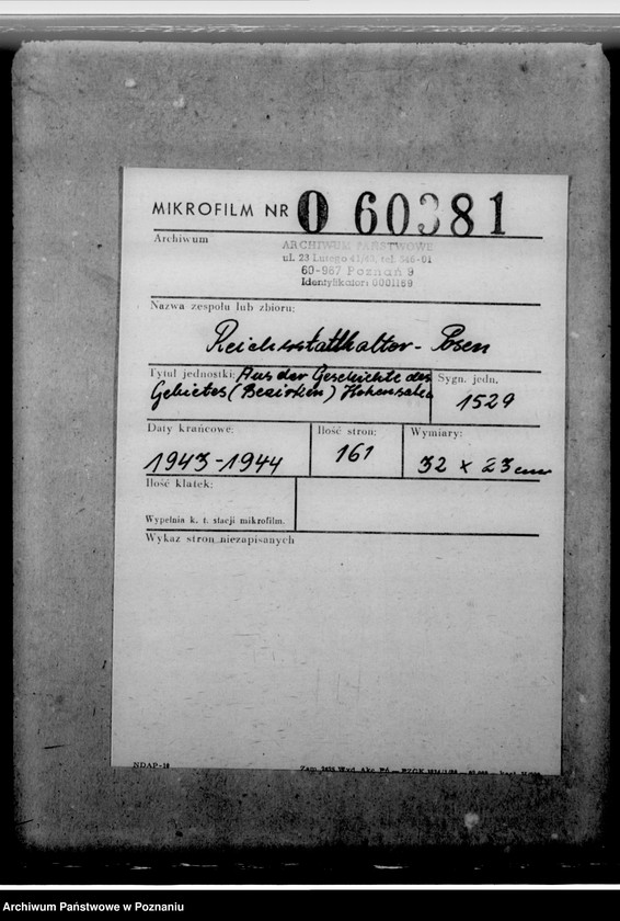 Obraz 2 z jednostki "Aus der Geschichte des Gebietes- Bezirken- Hohensalza"