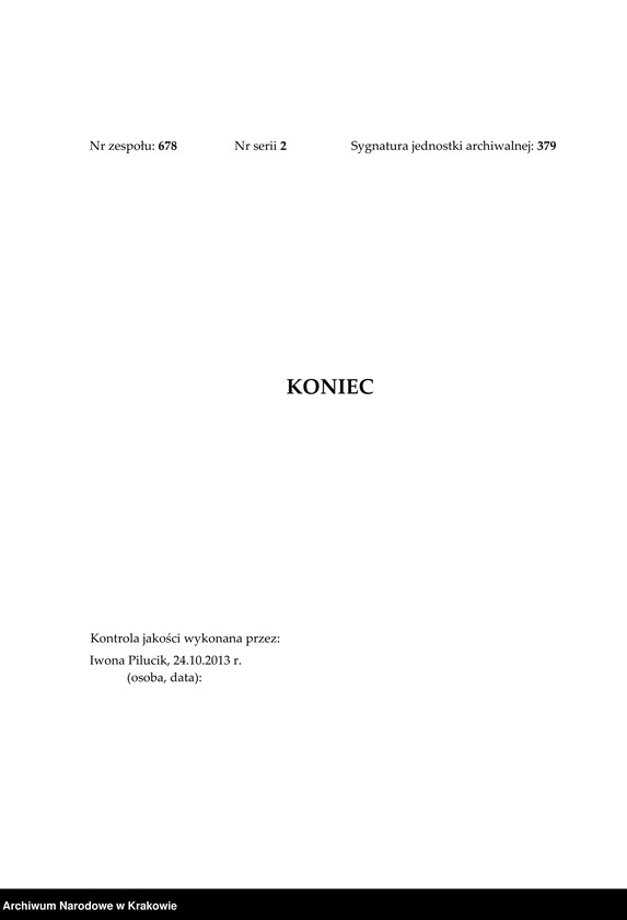 Obraz 10 z jednostki "Szczawińscy - Jan. Fragmenty akt majątkowych dotyczące Wielkiego Szczawina, Waniewa i Kruszewa"