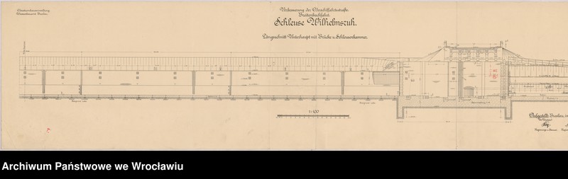 image.from.unit.number "Verbesserung der Oderschiffahrtsstraße. Breitenbachfahrt. Schleuse Wilhelmsruh. Blatt 2-7"