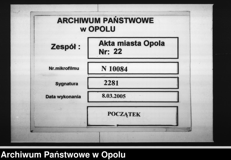 Obraz 1 z jednostki "Acta des Magistrats zu Oppeln betreffend: die Ablösung der dem hiesigen Bäcker-Mittel gehörenden Bäckerbankgerechtigkeit sub Nro 19"
