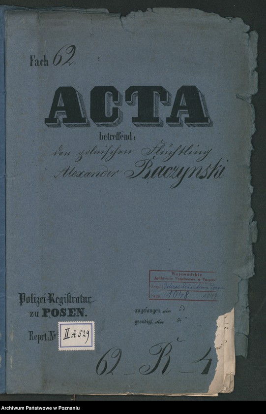 Obraz 2 z jednostki "A. betr. Alexander Raczyński"