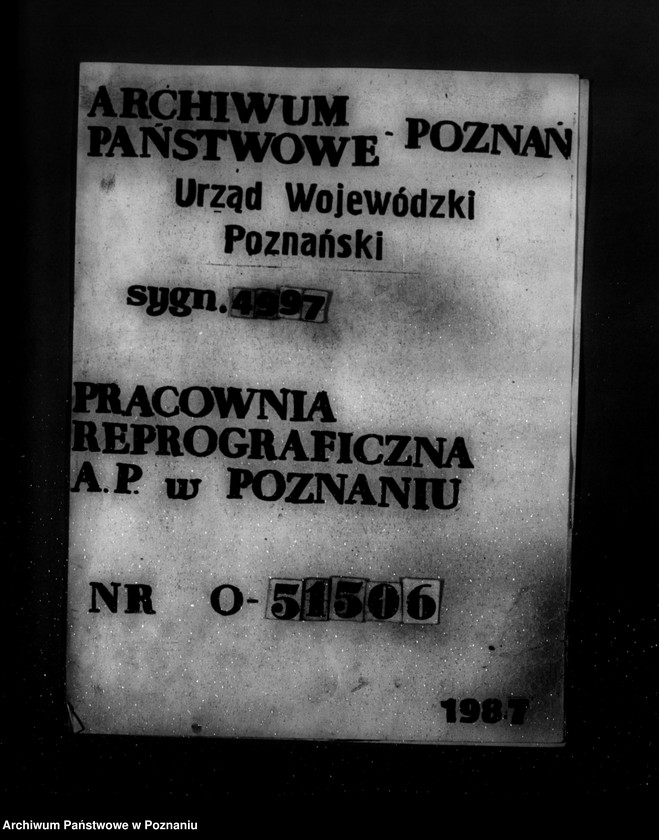 Obraz 1 z jednostki "Zatwierdzenie zakładu przemysłowego /warsztatu galwanizacyjnego/ W. Pińskiego w Poznaniu"