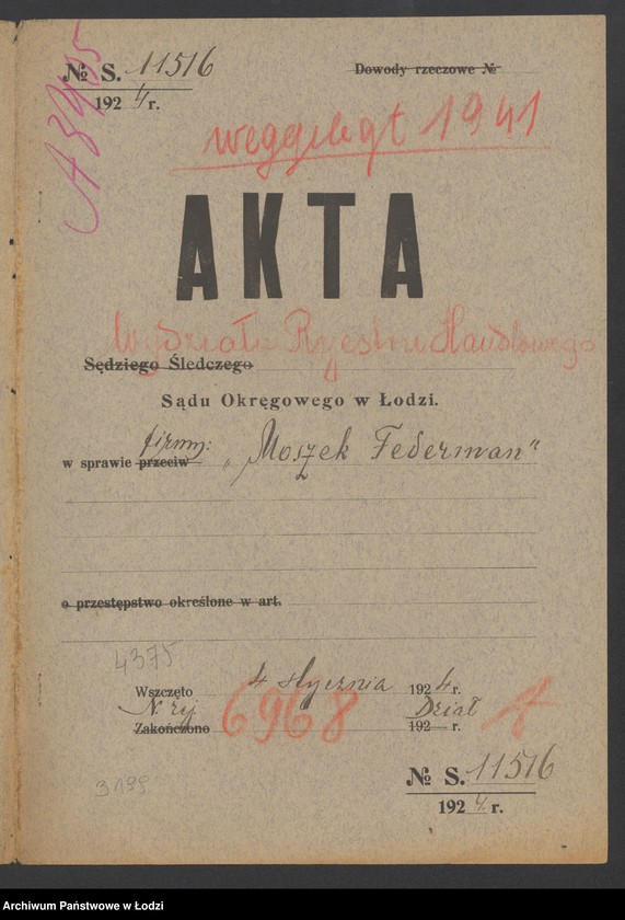 Obraz 2 z jednostki "Moszek Federman – sklep kolonialny spożywczy"