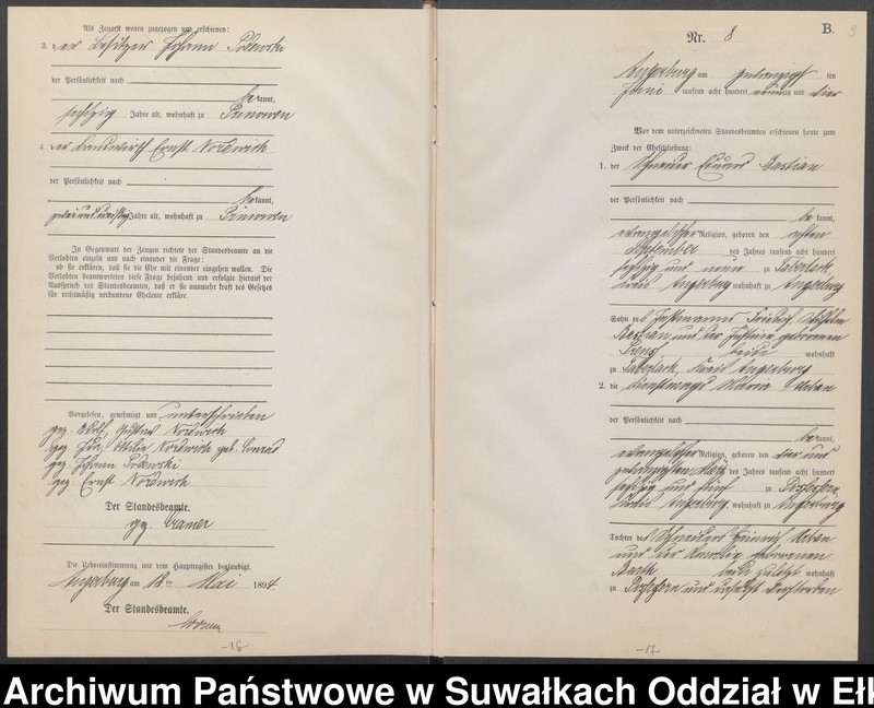 image.from.unit.number "Heiraths-Neben-Register des Preussischen Standes-Amtes Angerburg Kreis Angerburg"