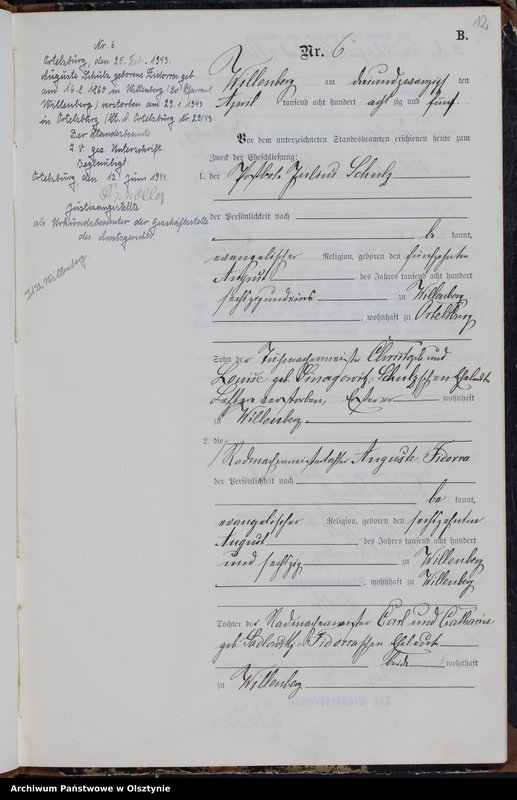 image.from.unit.number "Heiraths-Neben-Register Nr 1 - 23"