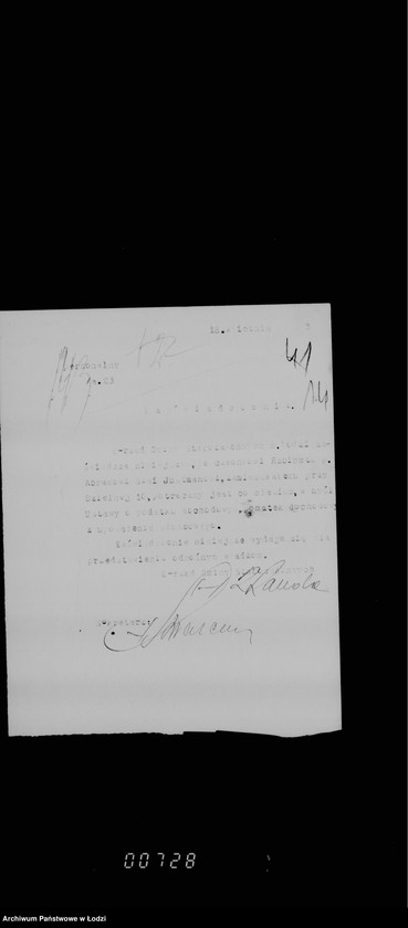 Obraz 18 z jednostki "Zaświadczenia"