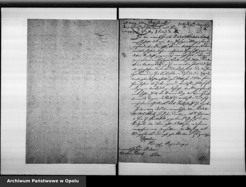 Obraz 17 z jednostki "Acta von Anziehung der Schutz - Verordneten bei der Stadt Oppeln und deren Annahme betreffend"