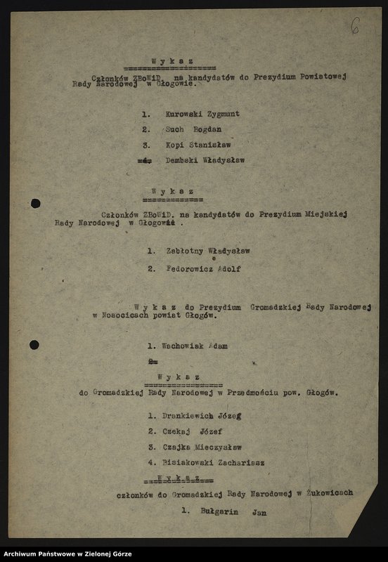 image.from.unit.number "Wykazy członków ZBoWiD wytypowanych na kandydatów do Rad Narodowych"