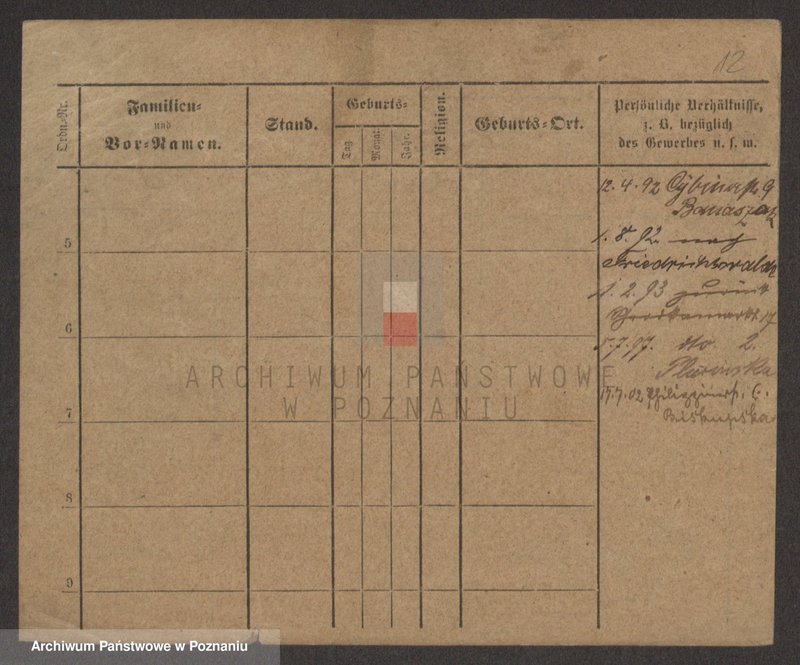 Obraz 12 z jednostki "Gurski (Gór..) - Gursche"