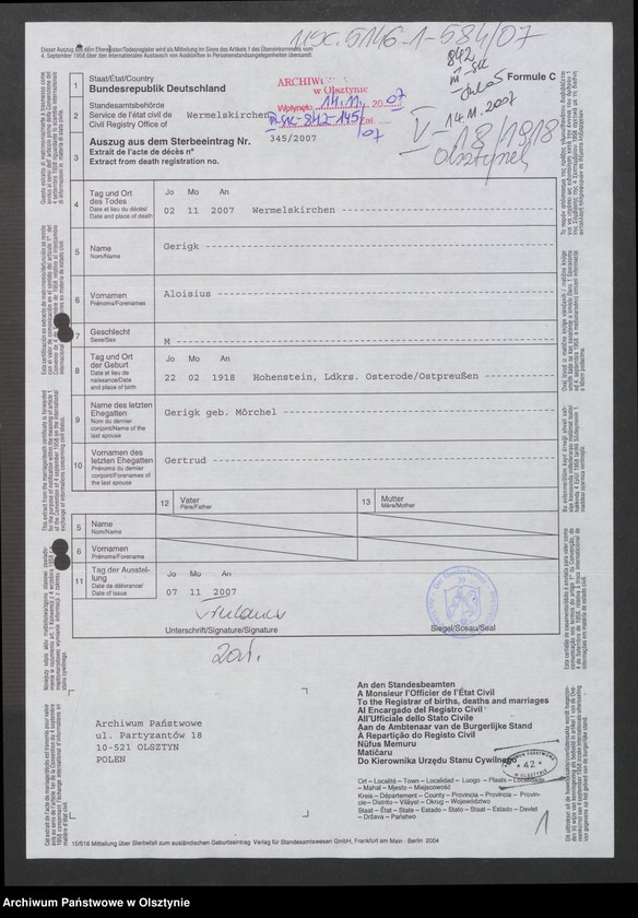 image.from.unit.number "Akta zbiorcze urodzeń z 1918 roku"