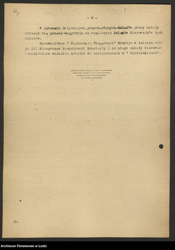 Obraz 10 z jednostki "Związek Zawodowy Pracowników Kolejowych; raporty, zobowiązania, [biuletyny związkowe]"