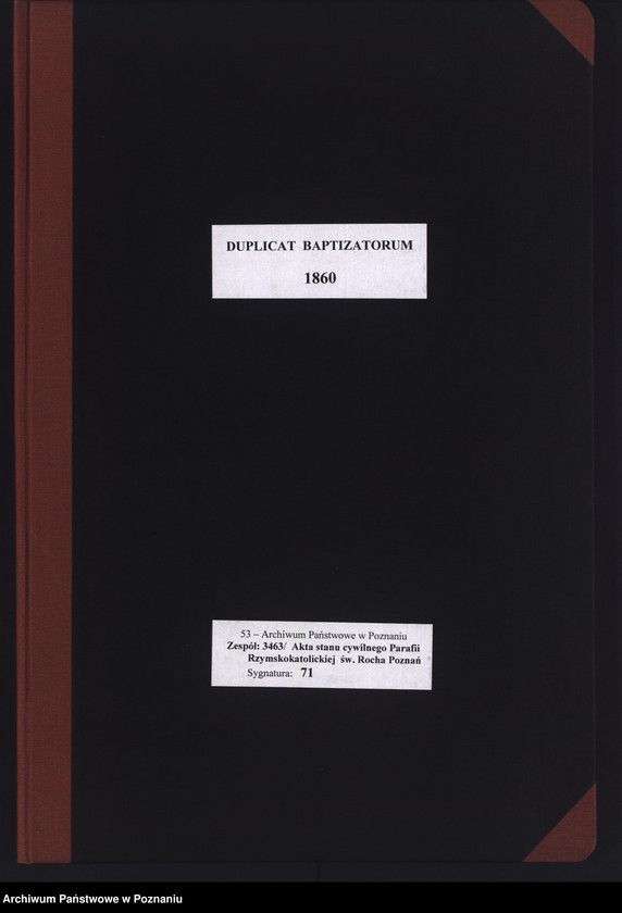 Obraz 2 z jednostki "Duplicat baptisatorum"