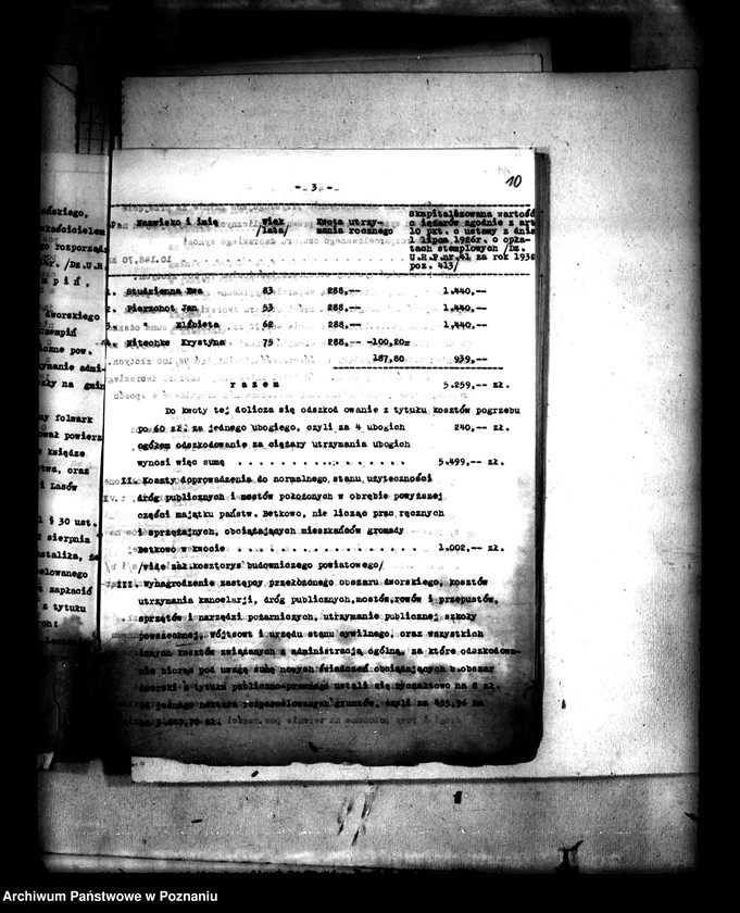 Obraz 14 z jednostki "Rozrachunki z gminą Czempiń odnośnie rozparcelowanego obszaru dworskiego Betkowo"