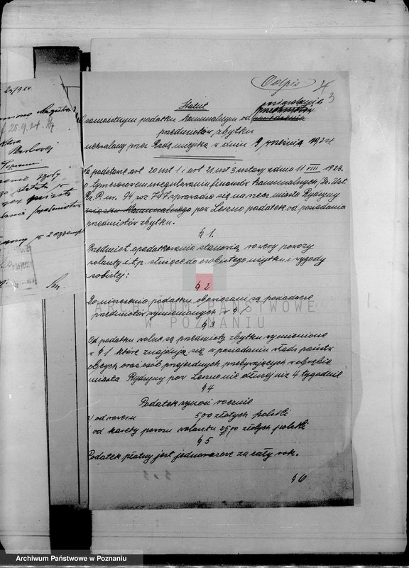 Obraz 7 z jednostki "Podatki Komunalne miasta Rydzyny"