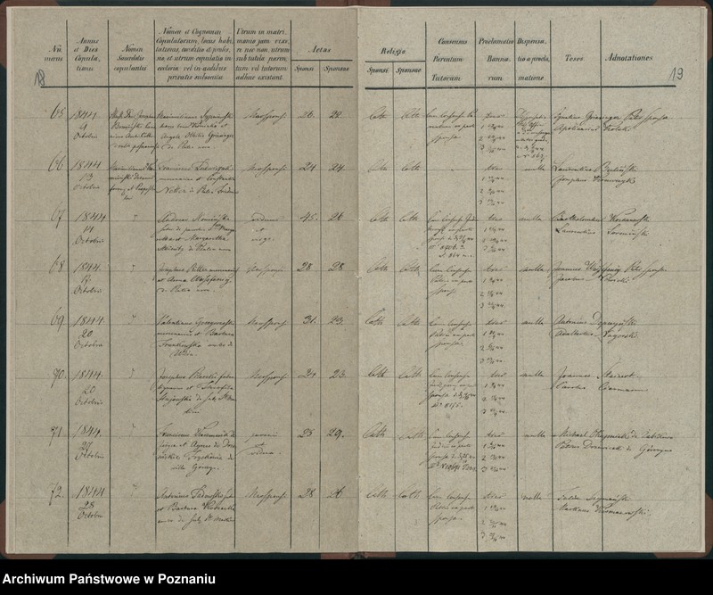 Obraz 12 z jednostki "Księga małżeństw"