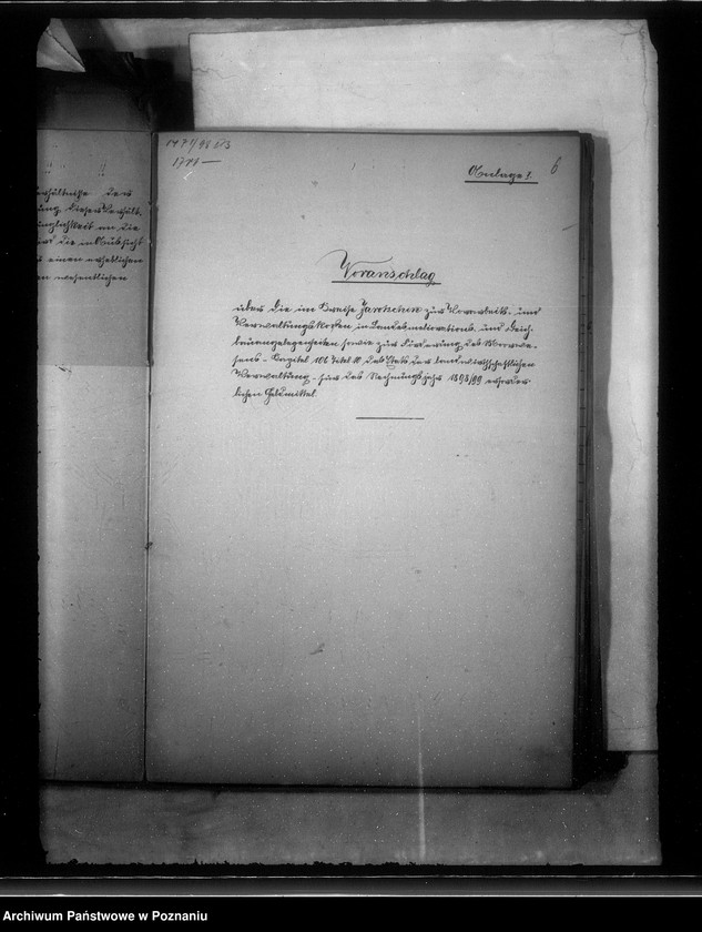 Obraz 10 z jednostki "Bildung der Draenage Genossenschaft Hochdorf Kreises Jarotschin /Wysogotówek/"