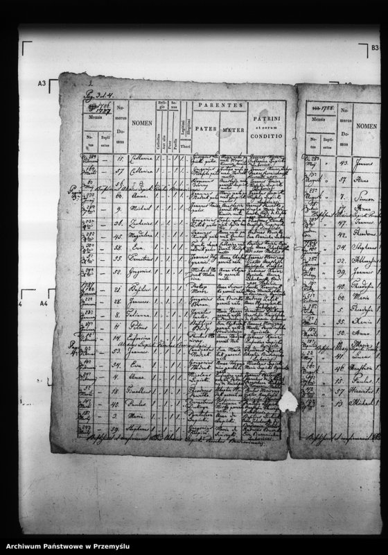 image.from.unit.number "[Kopie ksiąg metrykalnych parafii Borszowice z filiami Bybło, Paćkowice (dekanat Niżankowice)]"