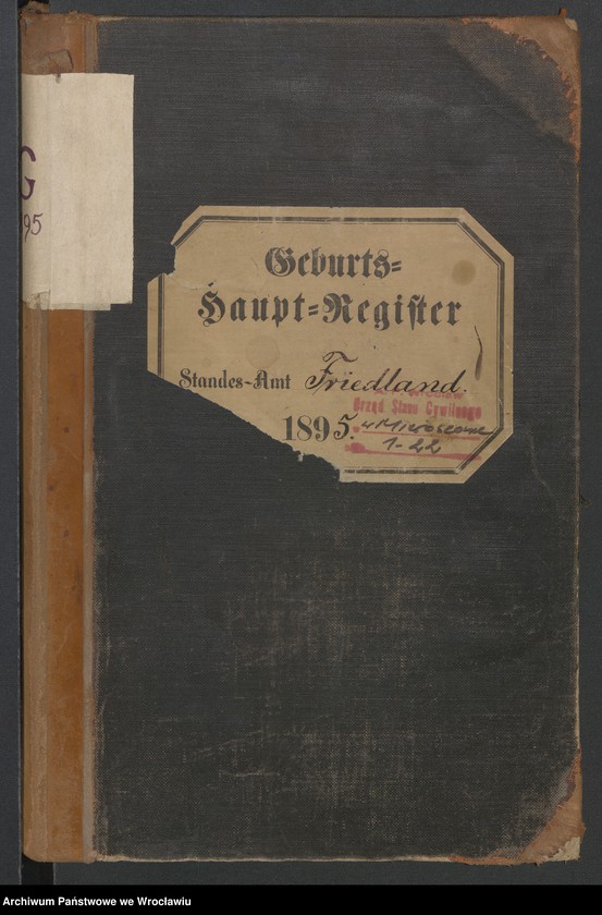 image.from.unit.number "Księga urodzeń USC Mieroszów (Friedland) 1895"