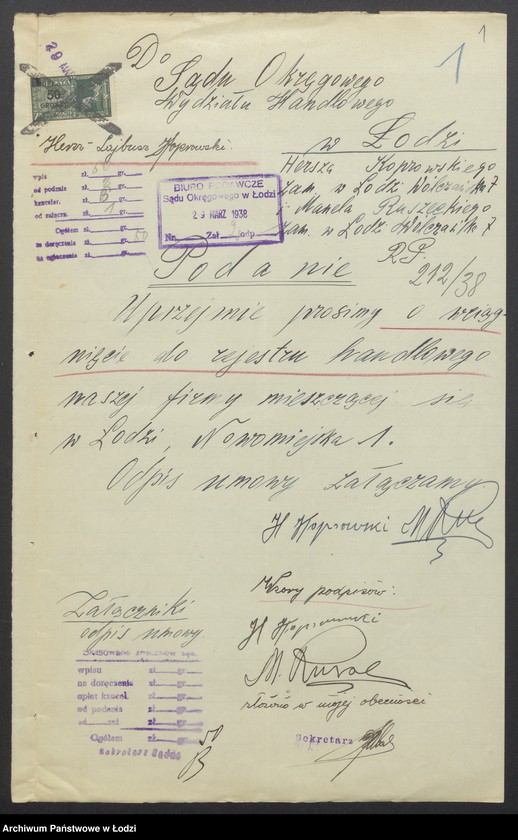 Obraz 3 z jednostki "Manel Rusecki, Hersz Lajbusz Koprowski- sprzedaż futer"