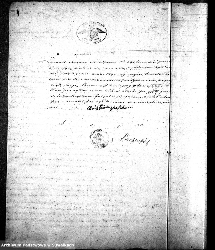 image.from.unit.number "Dowody do aktów małżeństw Parafii Ewangelickiey Wiżayny z roku 1849."