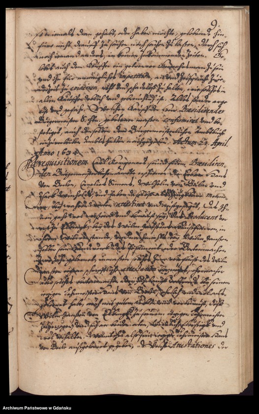 image.from.unit.number "H. Bürgerm. Eggerd von Kempen Praesidirende Ambtbuch vom [25.III.1634-18.IV.1635] Noch […] sachen, welche bey abwesen des H. Vitzpraesidenten Constantini Ferbers […] abgehöret vom [16.XI.1635-8.III.1636] /indeks/"