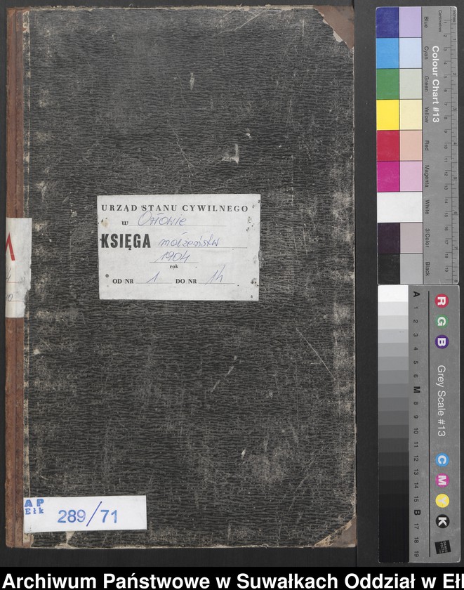 image.from.unit.number "Heirats-Neben-Register des Preussischen Standes-Amtes Orlowen Kreis Lötzen"