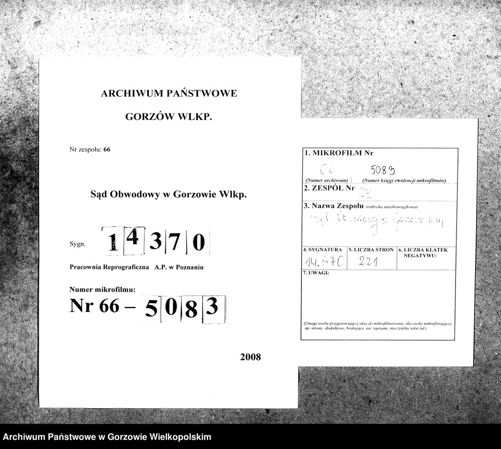 image.from.unit.number "Duplikate der Kirchenbücher von Gennin (Jenin), Dühringshof (Bogdaniec), Friedrichsberg (Motylewo), Neu Gennin,"