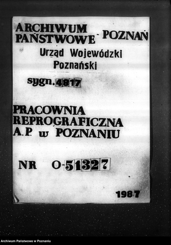 Obraz 1 z jednostki "Zatwierdzenie projektu rozbudowy zakładu przemysłowego /fabryki kotłów centralnego ogrzewania i odlewni żelaza firmy Höntschi Spółka Poznań-Rataje/"