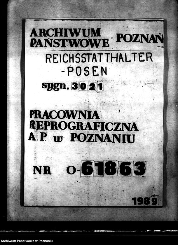 Obraz 1 z jednostki "Wirtschaftsplan Krotoschin"