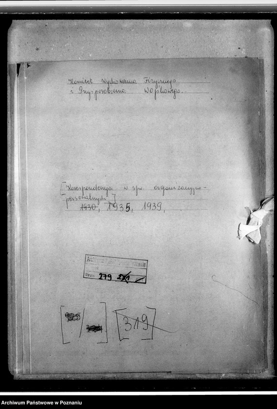 Obraz 4 z jednostki "Korespondencja w sprawach organizacyjno-personalnych"