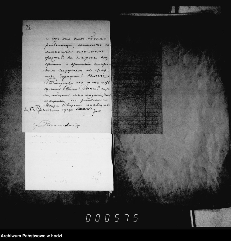 Obraz 20 z jednostki "O raschodach na pochoronu umeršich bednych žitelej goroda Lodzi"