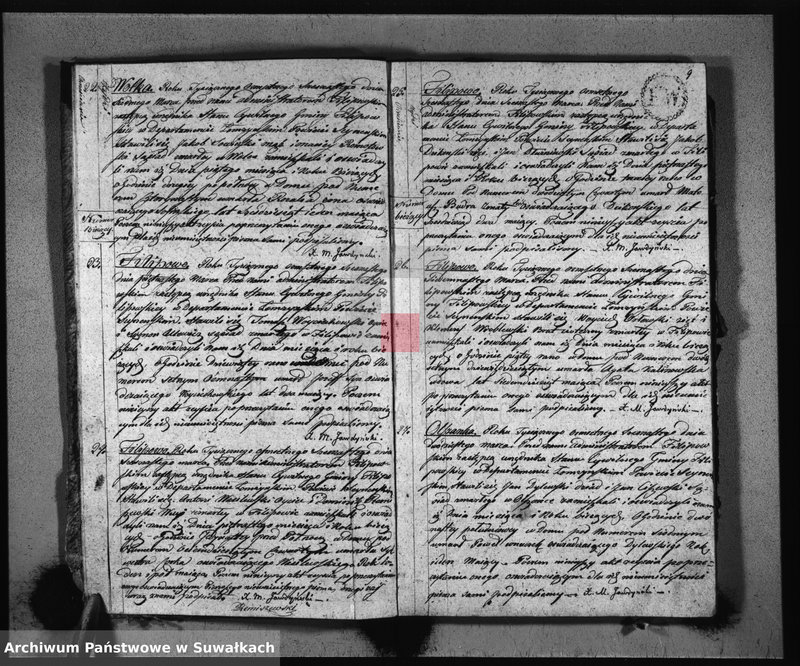 Obraz 7 z jednostki "Akta Zeszłych Gminy Filipowskiey od 1-go Stycznia 1816 R-u"