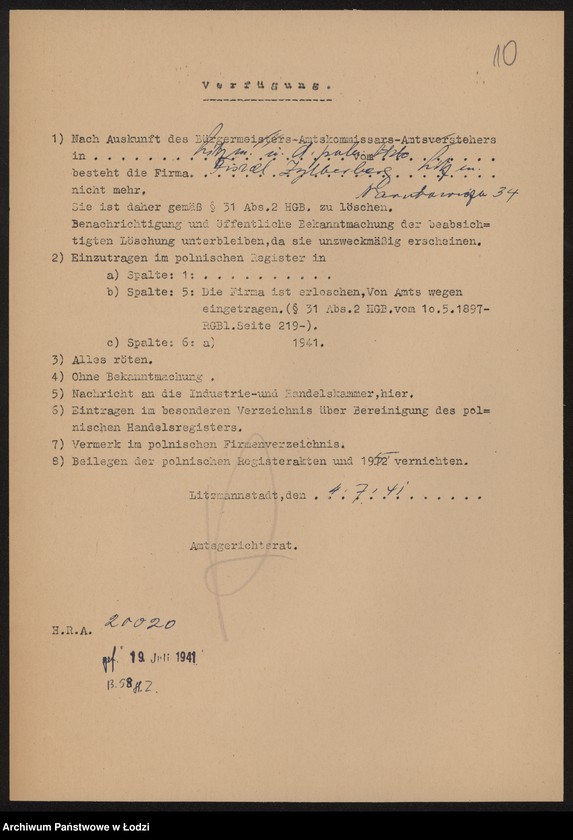 Obraz 12 z jednostki "Fiszel Zylberberg- tkalnia zarobkowa"