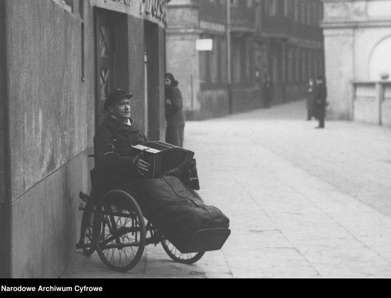 Obraz 1 z jednostki "Żebrzący mężczyzna"