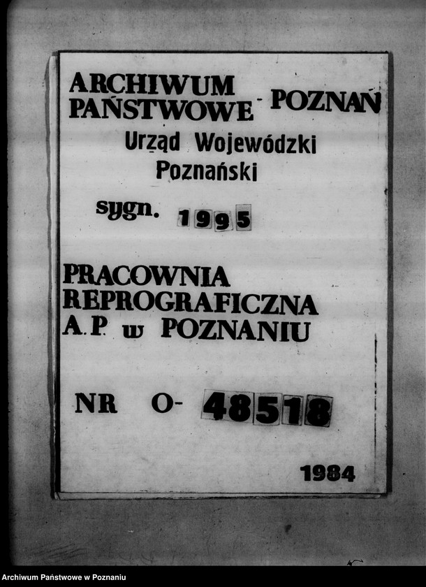 Obraz 1 z jednostki "Wykazy przyjętej służby folwarcznej oraz majątków rozparcelowanych"