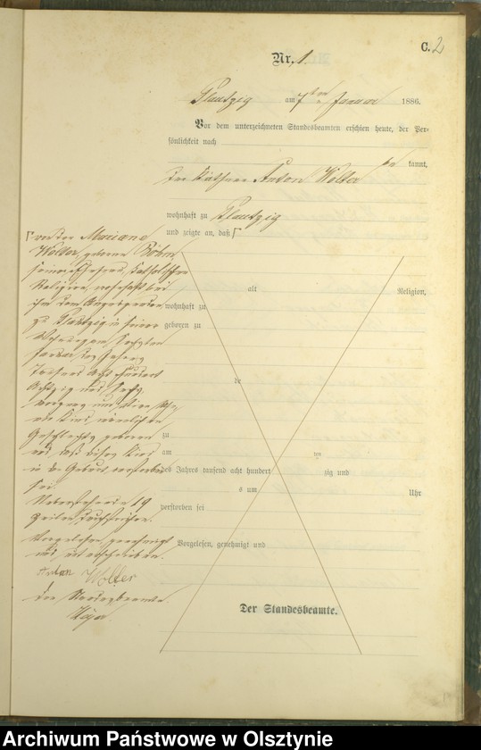 image.from.unit.number "Sterbe-Haupt-Register Nr 1 - 27"