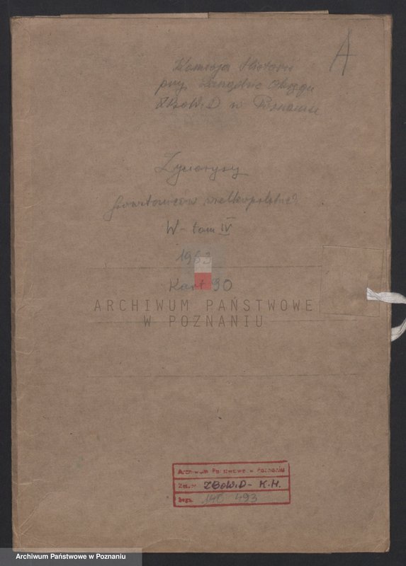 Obraz 4 z jednostki "Życiorysy powstańców wielkopolskich: W - tom lV /Wielobiński Jan - Witczak Marcin/."