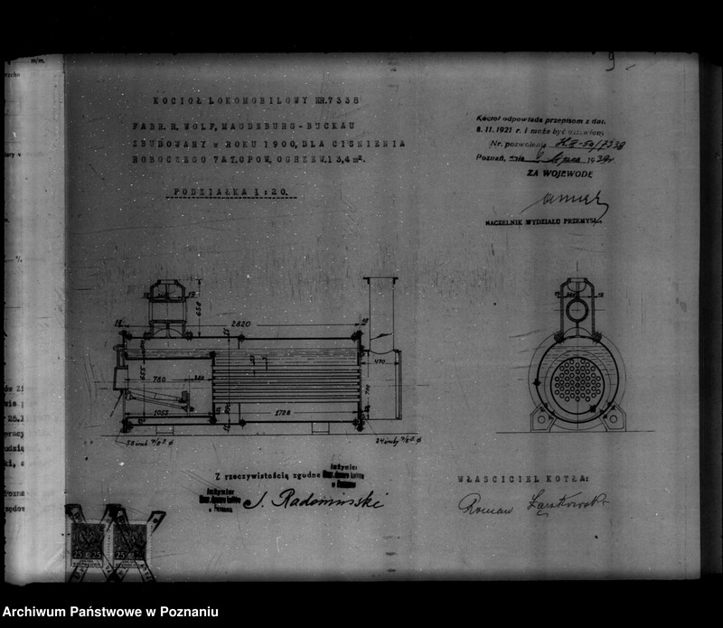 Obraz 13 z jednostki "Mleczarnia R. Łączkowskiego w Ostrorogu powiat szamotulski  nr woj. 7338"